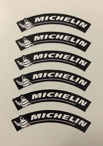 Reifenbeschriftung Mark Michelin Black Sticker Truck 1:3 2 Schuco Welly - Picture 1 of 4