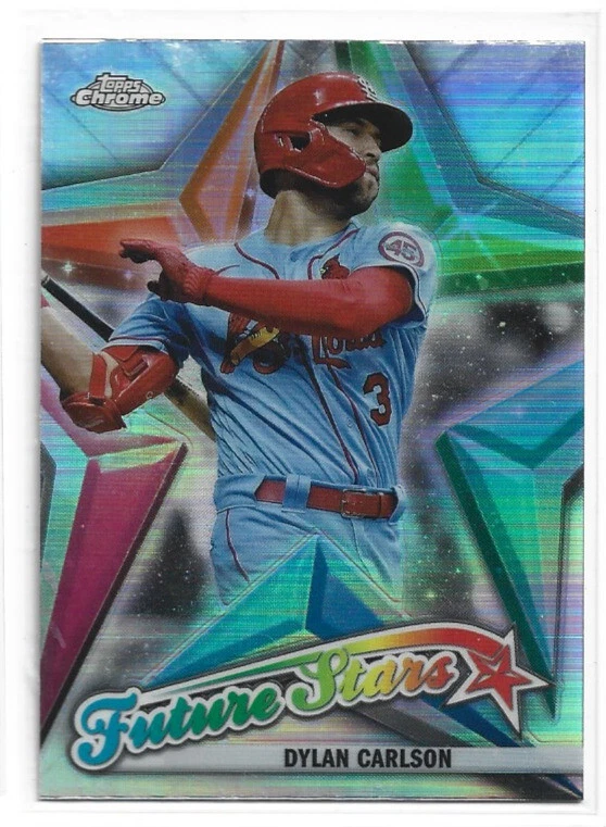 2022 Topps Chrome Future Stars Dylan Carlson FS-4 - Image 1 of 1