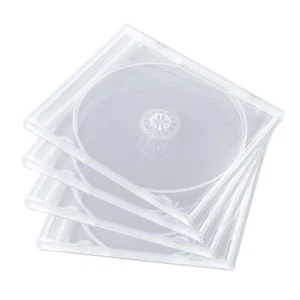 Lote al por mayor estuche joyero PP transparente a prueba de roturas de disco único de 10,4 mm - Imagen 1 de 2