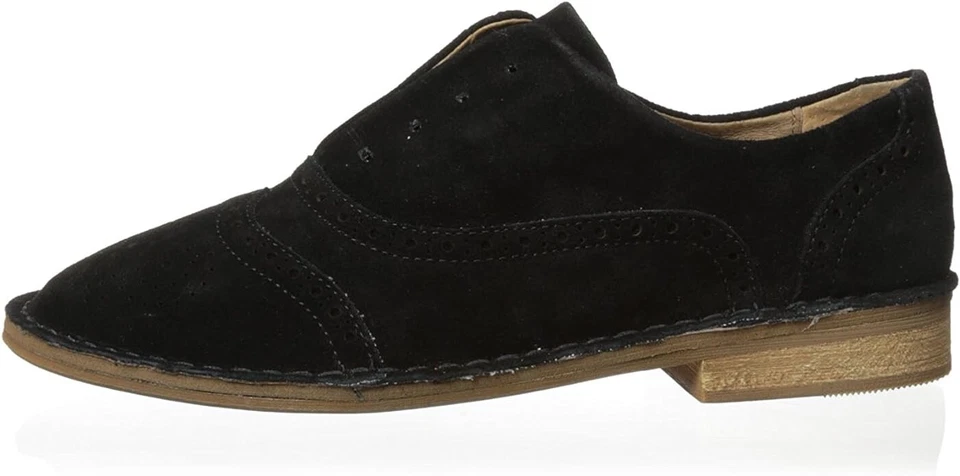 Steven by Steve Madden Zapatos Mujer Deven Oxford Negro Gamuza Talla 7m Foto 1 de 4