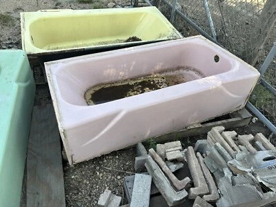 Vintage Pink Bathtub - Image 1 of 2