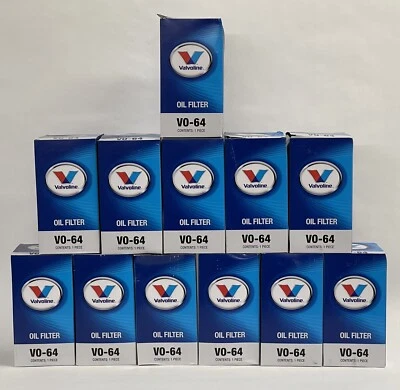 Valvoline VO-64 VO64 Engine Oil Filter Replaces AC-Delco PF1070 PF1070F 12 Pack - Image 1 of 4
