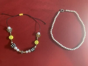 2 Herren Halsketten, coole Designs & Perlen - Bild 1 von 1