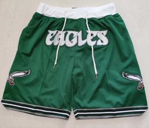 Philadelphia Eagles Summer City Football Retro Team Shorts Brand New Stitched Cover