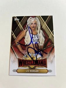 LIV Morgan WWE Signed 2019 Topps Wrestlemania Roster Card # WM-50 - Picture 1 of 1
