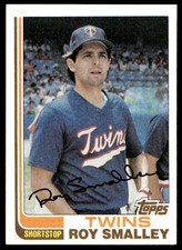 1982 Topps 767 Roy Smalley   Minnesota Twins  Baseball Card