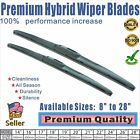 24" + 16" Premium  Windshield Wiper Blades  Oem Quality J-Hook