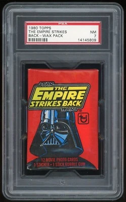 1980 Topps Star Wars Empire Strikes Back ESB 1st Series Wax Pack PSA 7 - Image 1 of 3