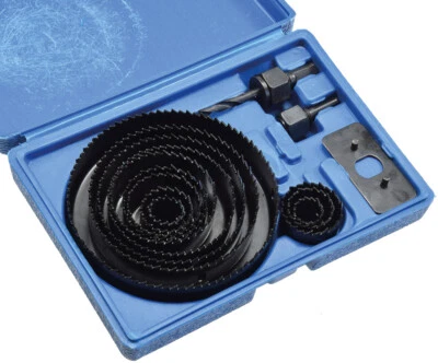 Lochsägen Set "Maxi" 16-teilig 19 bis 127mm +2 Adapter Kreissäge Transportkoffer - Bild 1 von 4