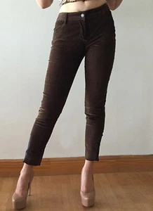 Pants- Dolce and Gabbana brown corduroy riding trousers size 38 - Picture 1 of 12