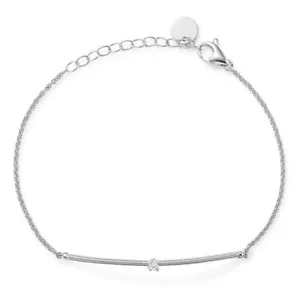 MARCO BICEGO Bi49 Collezione Bracciale Barra Diamante in Oro Bianco 18K - Foto 1 di 2