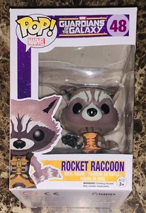 Funko POP! Marvel Guardians of the Galaxy Rocket Raccoon #48 Vinyl Figure NIB - Picture 1 of 7