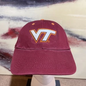 Cappello Virginia Tech Hokies berretto cinturino schiena marrone base palla papà logo regolabile  - Foto 1 di 8
