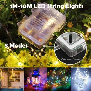 1M-10M LED Christmas Lights Outdoor Garden 8 Modes String Fairy Light Home Decor - Picture 1 of 21