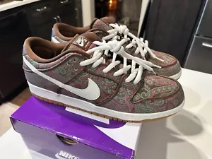Size 14 - Nike SB Dunk Low Pro Paisley Brown - Picture 1 of 5