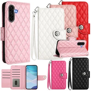 Luxury Purse Wallet Leather Phone Case For Samsung Galaxy A56 A16 A36 A06 Cover - Picture 1 of 96