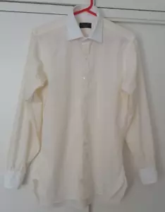 Turnbull and Asser, yellow ,man, shirt , long sleeves,Bespoke ,neck size 15.5" - Picture 1 of 8