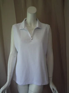 Camiseta sin mangas blanca sin mangas de golf Nivo talla XL excelente - Imagen 1 de 5