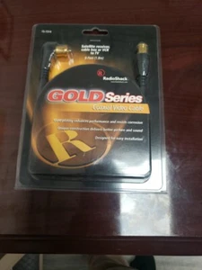 RadioShack 6 ft. Coaxial Video Cable gold series 15-1514 NEW IN BOX - Picture 1 of 3