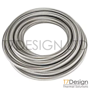 Manguera trenzada de acero inoxidable AN10 PTFE -10 JIC 1 metro - T7Design - Imagen 1 de 2
