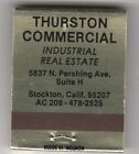 Thurston Commercial Stockton, CA ~ Souvenir Strike on Matchbook
