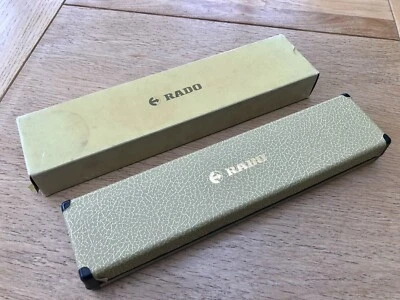 Rare Vintage Swiss Rado Watch Presentation Storage Box / Case & Outerbox - Image 1 of 4