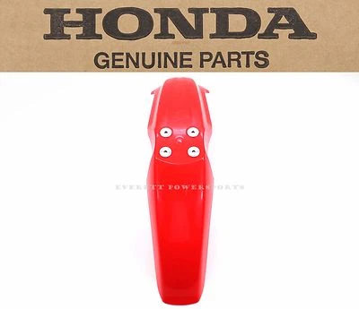 OEM Front Fender CR125 250 04-07, 04-08+ CRF250 450R, 04-17 CRF250 450X #T183* - Image 1 of 4
