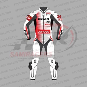 Cowhide Ducati Lenovo Motorcycle/Motorbike Biker's Leather Racing Suit - Picture 1 of 4