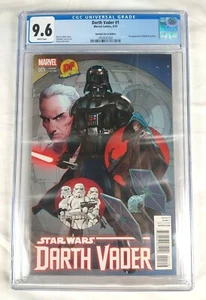 Darth Vader #1 CGC 9.6 2015 1st Black Krrsantan DFF Dynamic Forces Variant Comic - Picture 1 of 12
