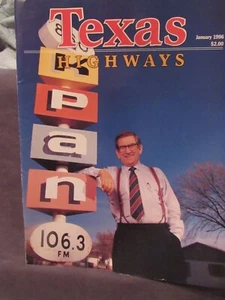 Texas Highways Magazine Jan. 1996 & Supplement - Foto 1 di 6
