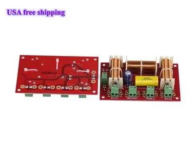 200W Speaker Crossover 3/4Way Audio Adjustment Tweeter Bass Speakers Filter - Image 1 of 4