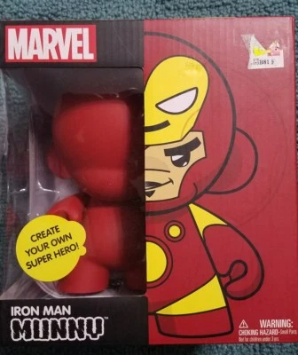Kidrobot Marvel Mini Munny Ironman Action Figure Create your own  - Image 1 of 2