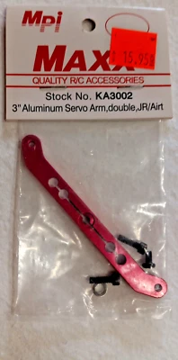 MPI MAXX #KA3002 ~NIP~ 3" ALUMINUM SERVO ARM, DOUBLE, JR/AIRT - Image 1 of 2
