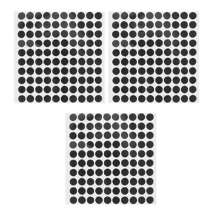 3 Sheets Billiards Black Spots Table Marker Removable Colored Dot Stickers - Picture 1 of 12