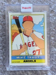 2021 Topps Project70 Card #27 - 1976 Mike Trout by Fucci Project 70 Angels MINT - Picture 1 of 1