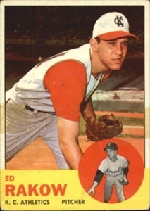 B3509- 1963 Topps BB Karten 1-197 Ca. Grad -du Pick- 15 + Gratis US Schiff - Bild 1 von 12