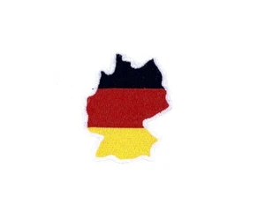 Embroidery patch sew badge iron transfer map germany german deutschland flag - Picture 1 of 1