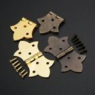 10pcs Iron Furniture Hinges Archaistic Cabinet Parts  Wooden Gift Box
