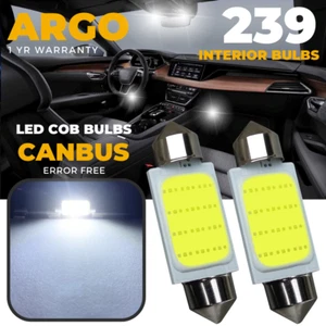 Vauxhall Astra H Interior Led White Light Bulbs 264 Courtesy 41mm Cob MK2 3 4 5 - Picture 1 of 13