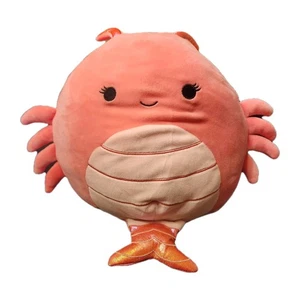 Squishmallows Simone the Shrimp 16" Kellytoy Collectible Sealife Squad Gift Pink - Picture 1 of 6