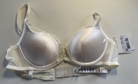 NEW La Perla Off-white Bridal push-up bra with lace trim 38B