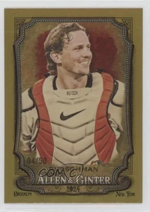 2024 Topps Allen & Ginter cromo refractor dorado/50 Adley Rutschman #15 - Imagen 1 de 3