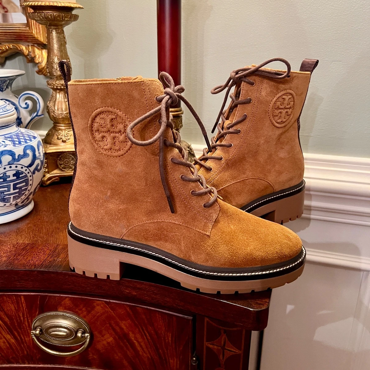 Tory Burch Suede Boots for Women for sale - eBay