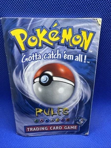Pokemon Trading Card Game REGOLE Set Base Originale 1999 Libro Maghi della Costa - Foto 1 di 6