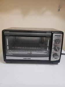 Black & Decker TR04075B Toaster Oven Black 1500 Watt Countertop - Picture 1 of 8