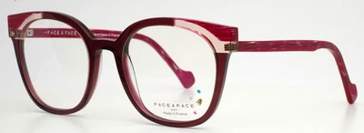 FACE A FACE Djazz 1 Col. 0283 Transparente Berenjena Mujer Anteojos 51-20-140 Foto 1 de 4