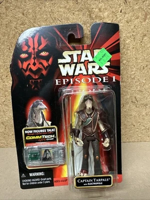 Figura de acción Captain Tarpals Star Wars Episodio 1 Phantom Menace Comm Tech Foto 1 de 2