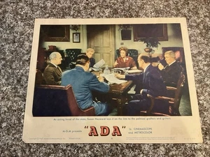 ADA-Original 1961-Movie Poster LOBBY CARD Ralph Meeker-Susan Hayward Drama 14x11 - Picture 1 of 11