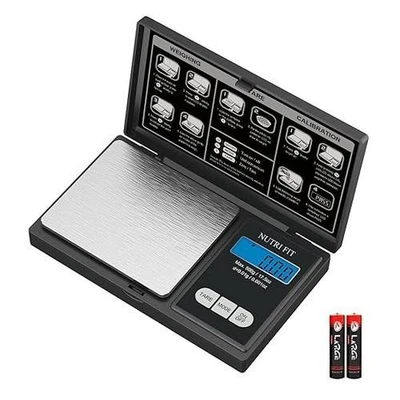 NUTRI FIT Gram Scale Digital Scale 0.01G Accuracy, 500G Small Pocket Scale Jewel