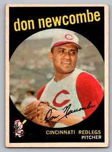 1959 TOPPS #312 DON NEWCOMBE REDS - Picture 1 of 3